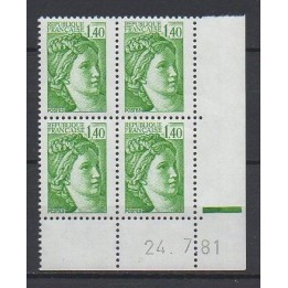 France - 2154 Coin Daté (24/07/1981)