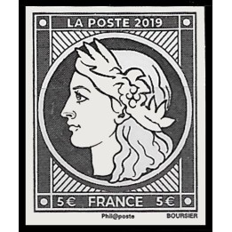 France - 5361E Ceres 5€ Noir ND issu du Bloc \"Ceres 1849 - 2019 Emission spéciale\"
