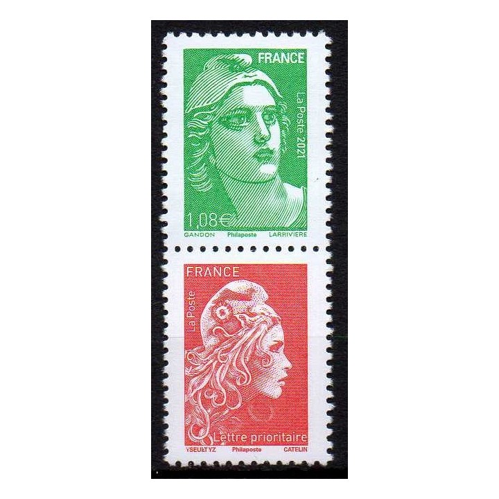 France - 5496b Paire Verticale