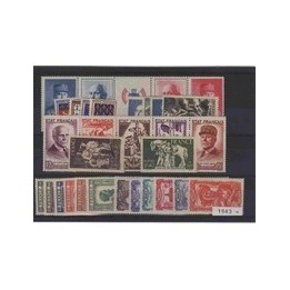 France - Année Complète 1943 avec les 2 bandes