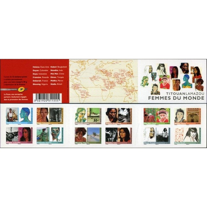 France - Autoadhésif Carnet BC0274
