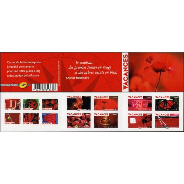 France - Autoadhésif Carnet BC0315