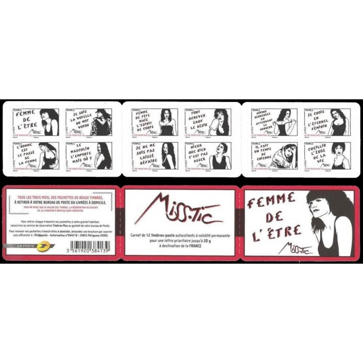France - Autoadhésif Carnet BC0538