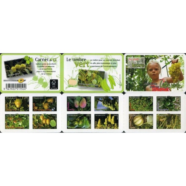 France - Autoadhésif Carnet BC0686