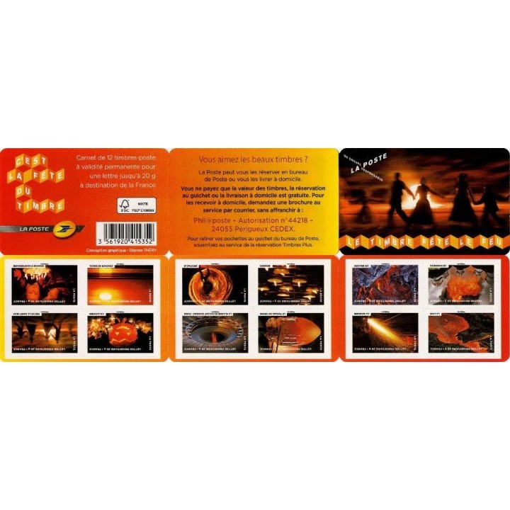 France - Autoadhésif Carnet BC0751