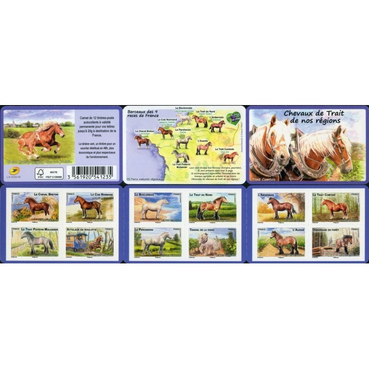 France - Autoadhésif Carnet BC0813