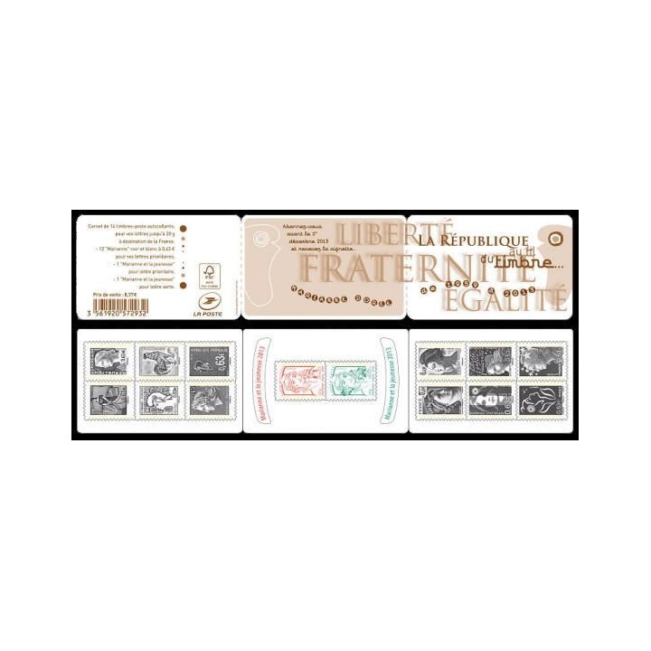 France - Autoadhésif Carnet BC0913