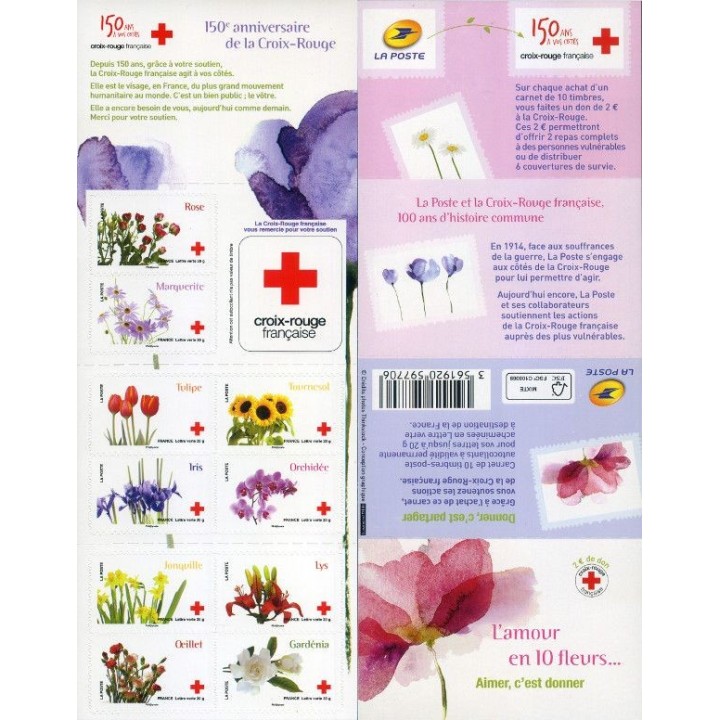 France - Autoadhésif Carnet BC0989