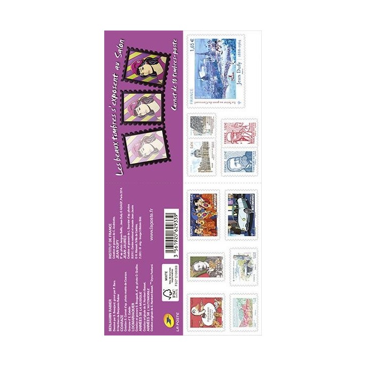 France - Autoadhésif Carnet BC1023