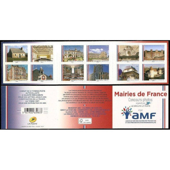 France - Autoadhésif Carnet BC1202