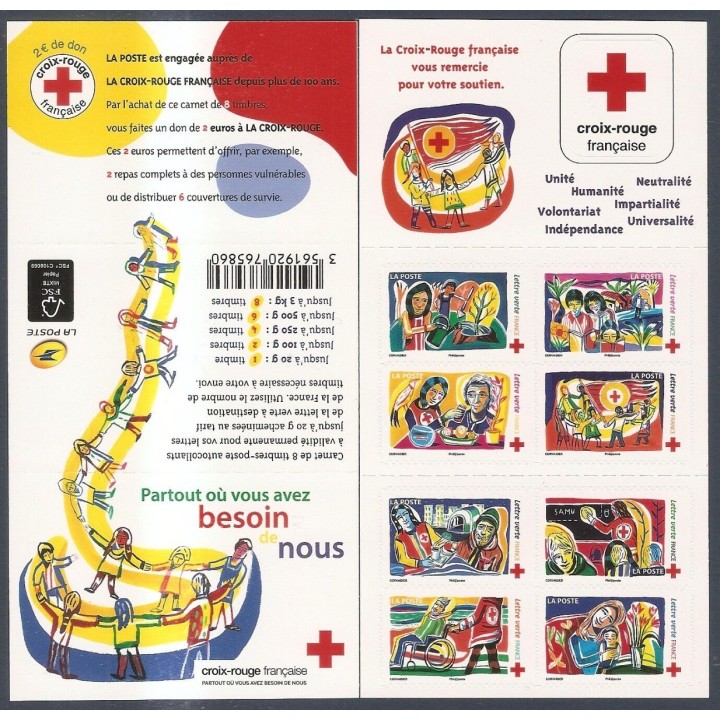 France - Autoadhésif Carnet BC1422