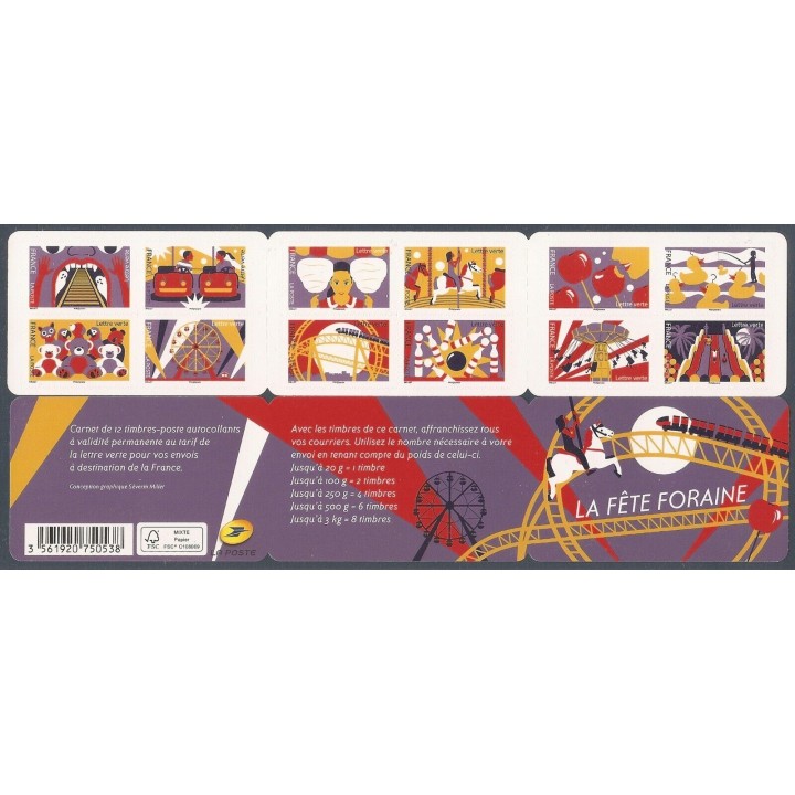 France - Autoadhésif Carnet BC1430