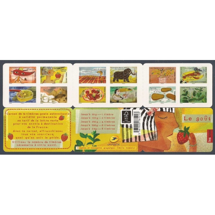 France - Autoadhésif Carnet BC1454