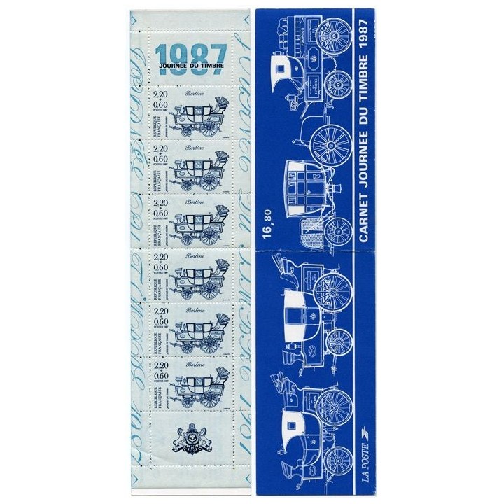 France - Carnet BC2469A (Journée du Timbre 1987)