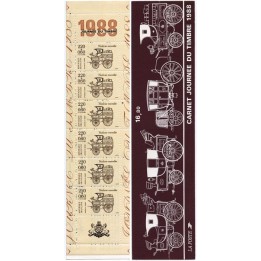 France - Carnet BC2526A (Journée du Timbre 1988)