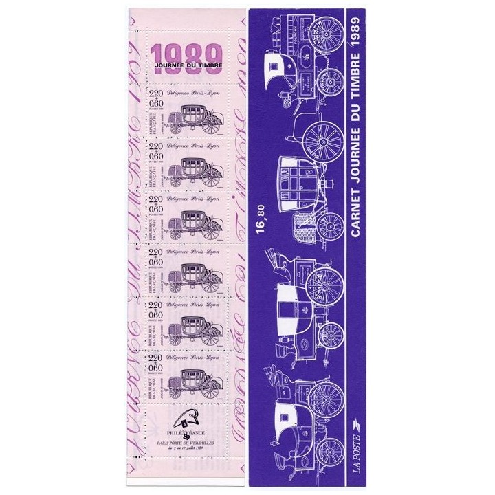 France - Carnet BC2578A (Journée du Timbre 1989)