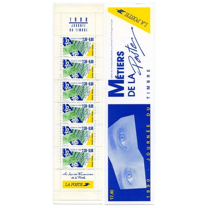 France - Carnet BC2640A (Journée du Timbre 1990)