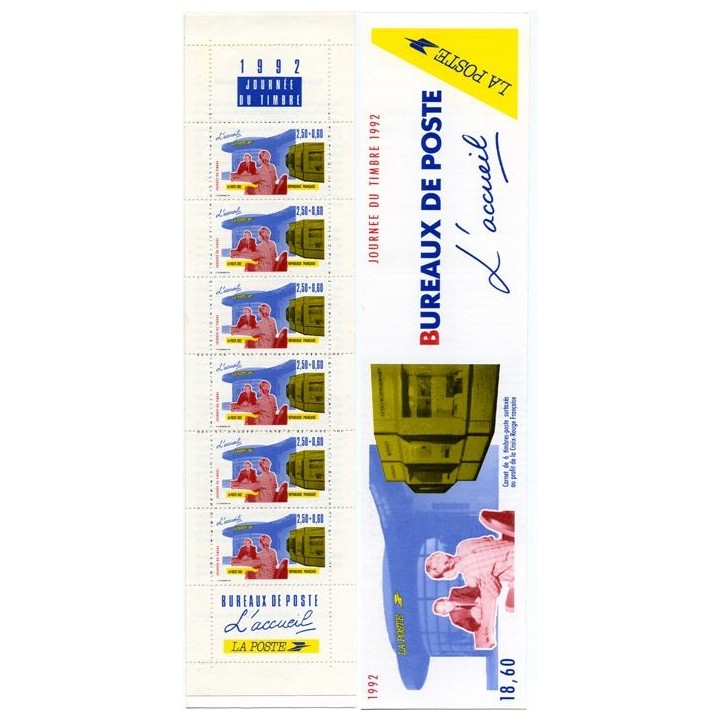 France - Carnet BC2744A (Journée du Timbre 1992)