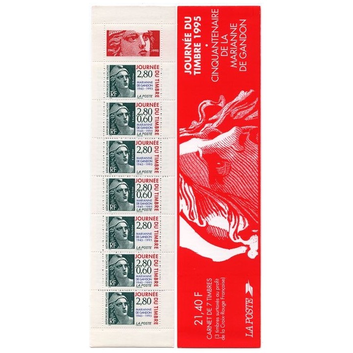 France - Carnet BC2935 (Journée du Timbre 1995)