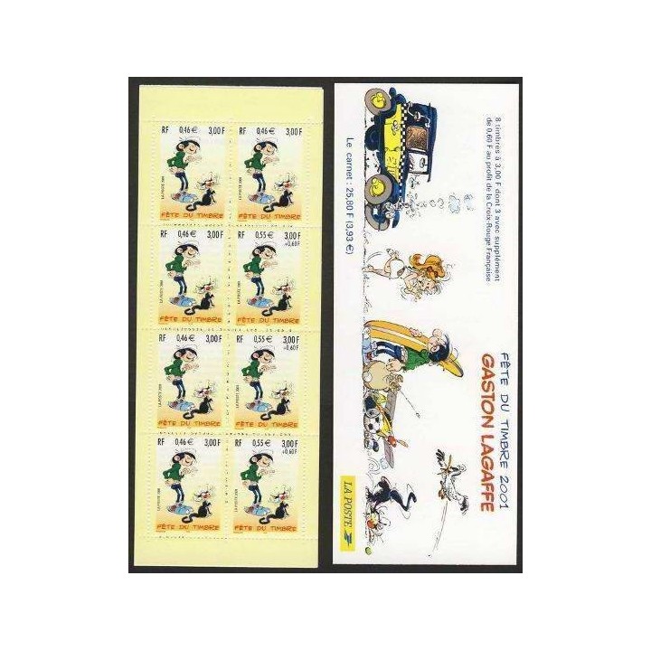 France - Carnet BC3370a (Journée du Timbre 2001)