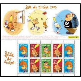 France - Carnet BC3751a (Journée du Timbre 2005)