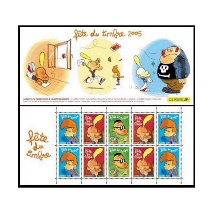 France - Carnet BC3751a (Journée du Timbre 2005)