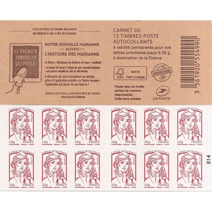 France - Carnet C0851-C1