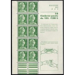 France - Carnet C1010-C1 plié