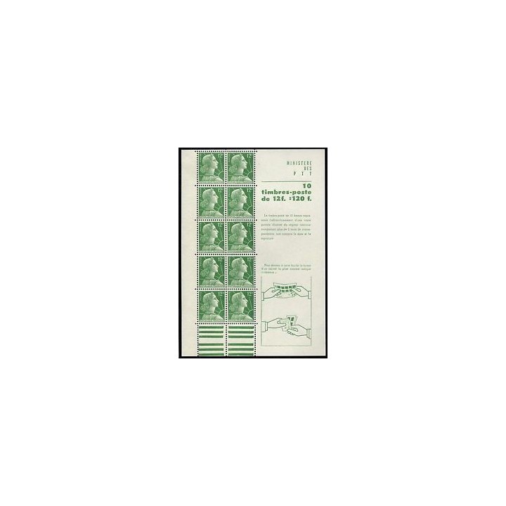 France - Carnet C1010-C1 plié