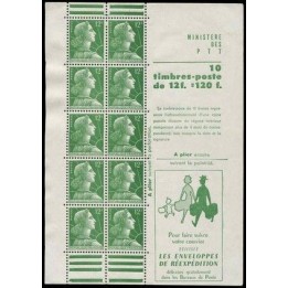 France - Carnet C1010-C3 plié