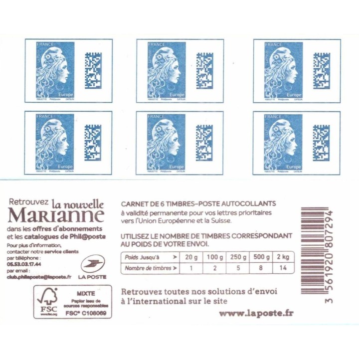 France - Carnet C1603-C1