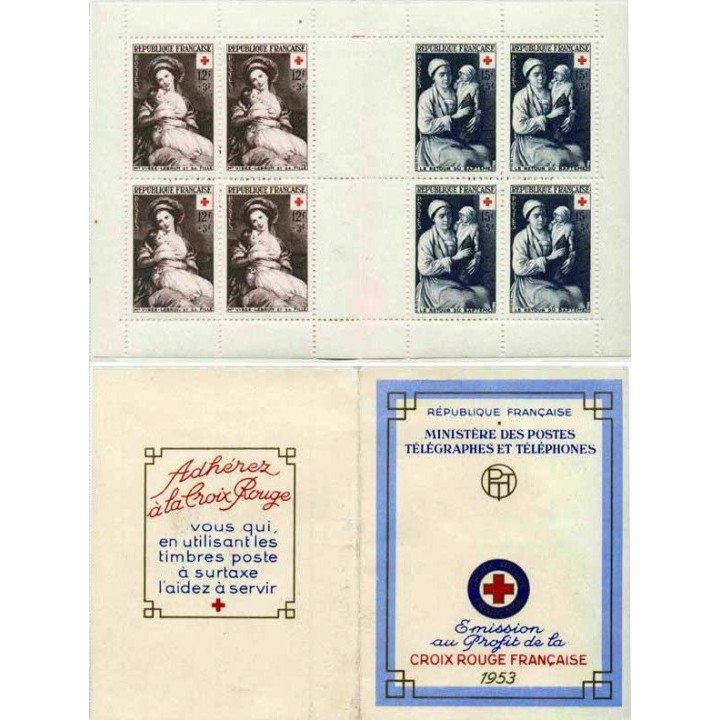France - Carnet Croix Rouge 2002 (1953)