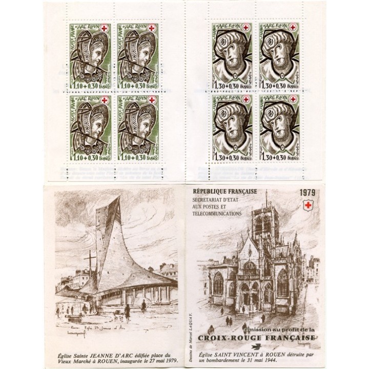 France - Carnet Croix Rouge 2028 (1979)