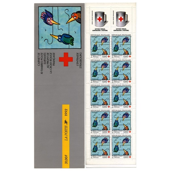 France - Carnet Croix Rouge 2041 (1992)