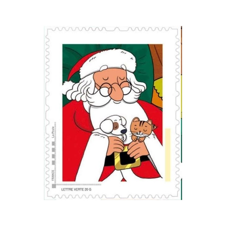 France - Collector 2014 Pere Noel Timbre seul