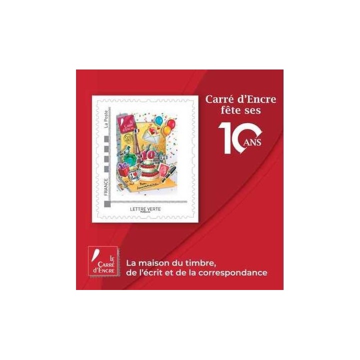 France - Collector 2019 10 ans du carre d encre rouge
