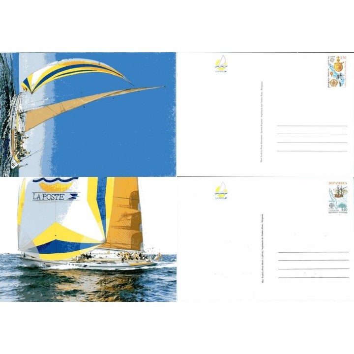 France - Entier Postal 2755-CP1 et 2756-CP1