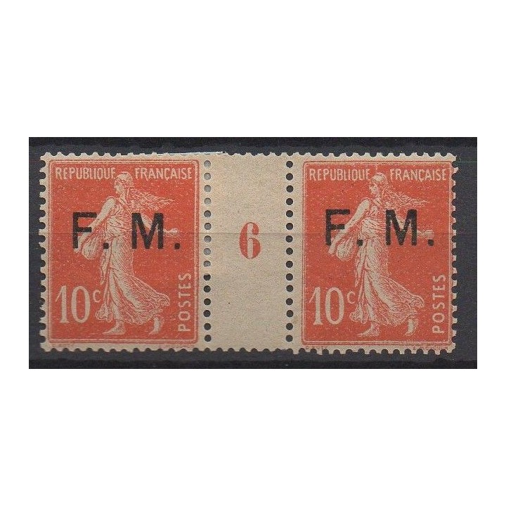 France - Franchise Militaire 5 Millésime 6 (1916)