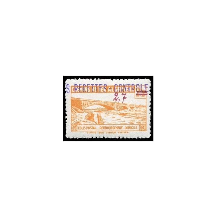 Algerie - Colis Postaux 109