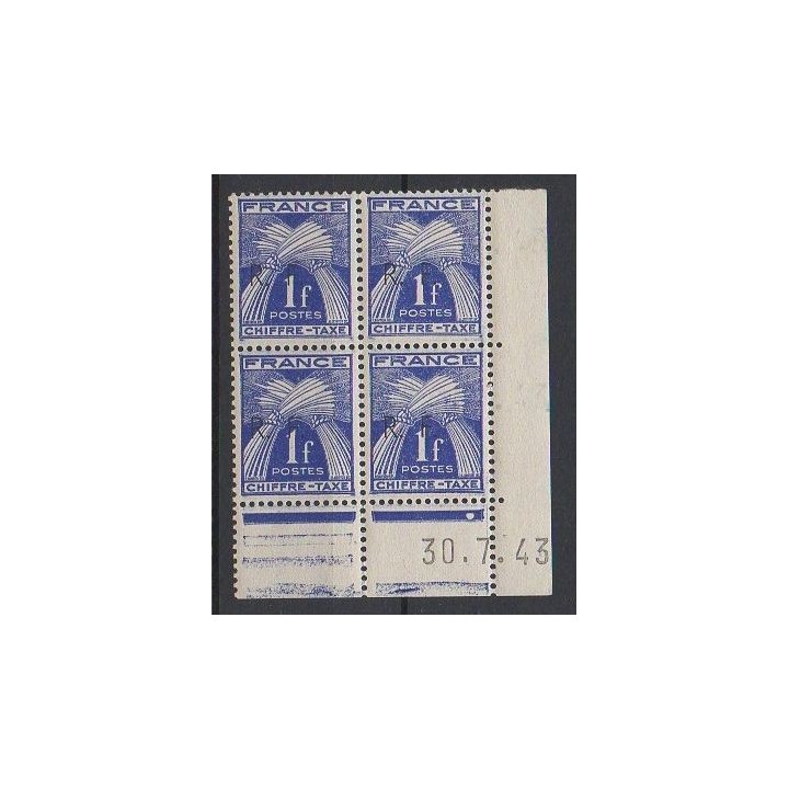 France - Libération de Bordeaux N°14T Type I - Coin daté