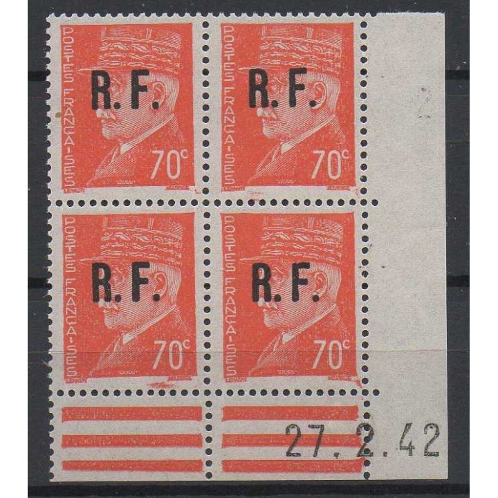 France - Libération de Poitiers N°40 - Coin daté