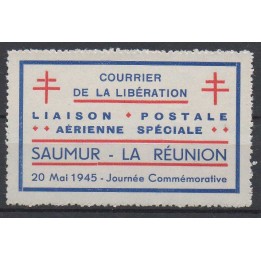France - Libération de Saumur Vignette N°1