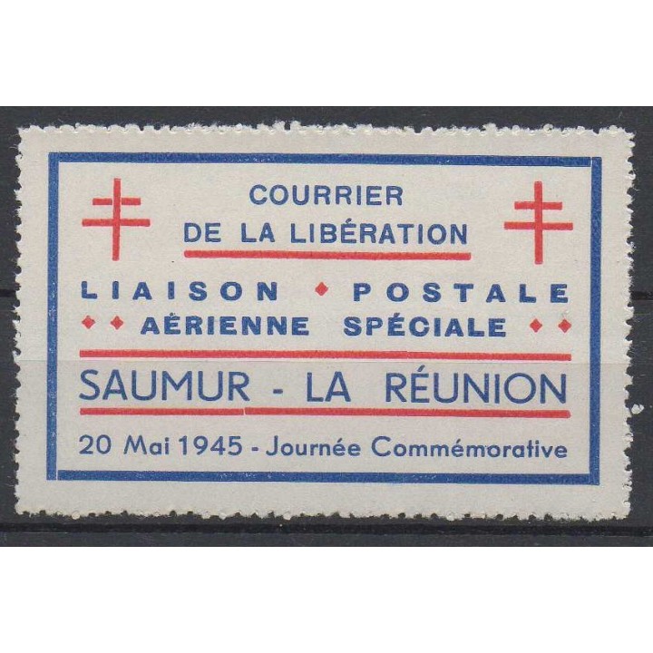 France - Libération de Saumur Vignette N°1