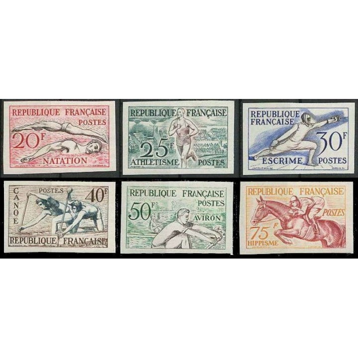 France - Non Dentelé 0960 à 0965