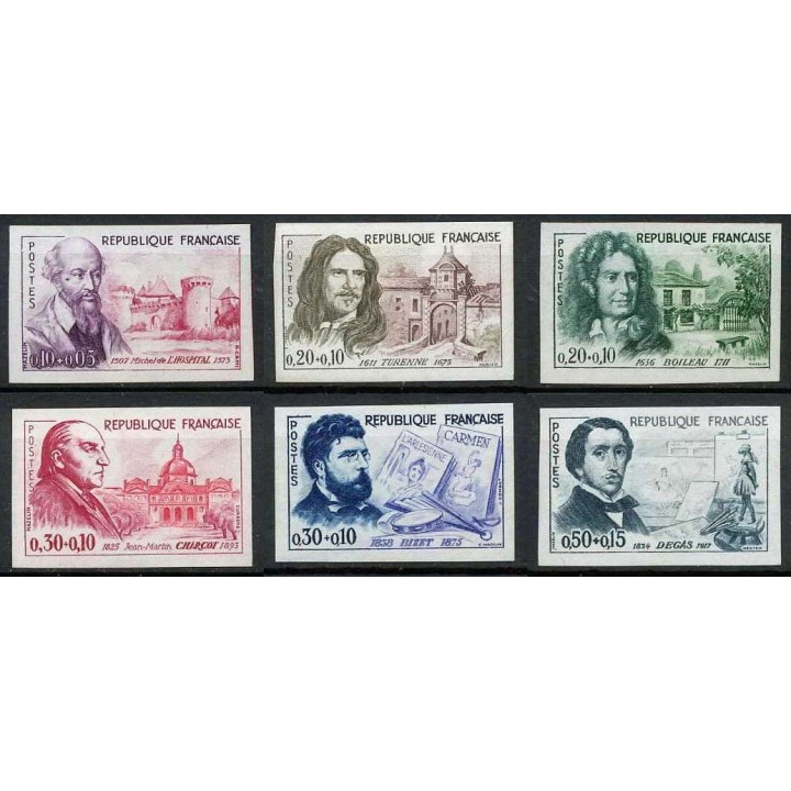 France - Non Dentelé 1257 à 1262