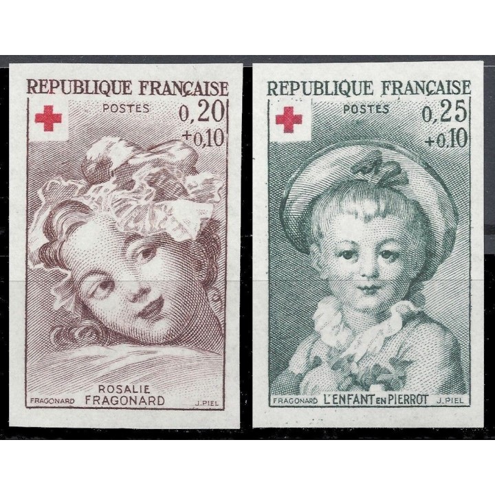 France - Non Dentelé 1366 et 1367