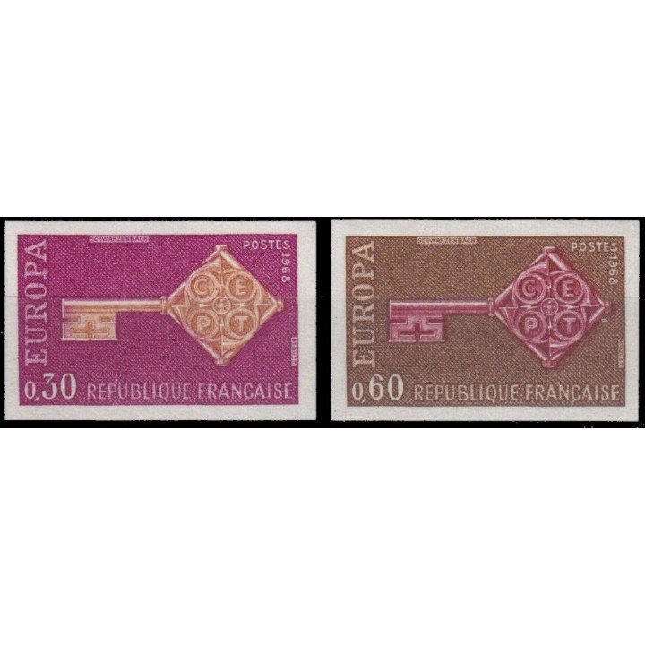 France - Non Dentelé 1556 et 1557