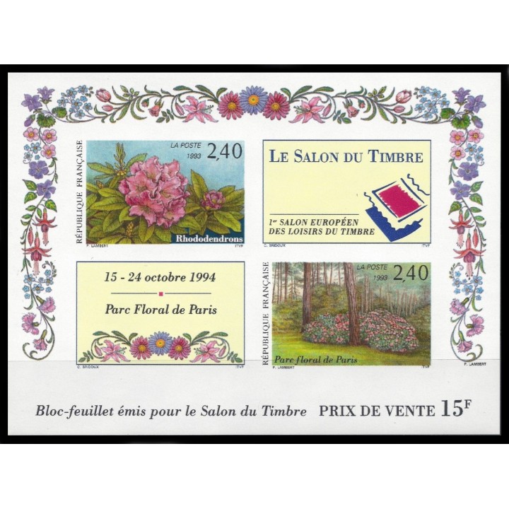 France - Non Dentelé Bloc Feuillet 015a