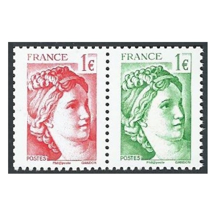 France - P5179 Paire Horizontale R+V