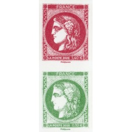France - P5450 Ceres Bordeaux Paire Verticale R+V